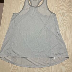 Athleta Gray Relaxed Tank Top with Racerback